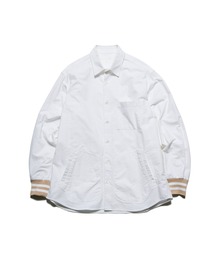 SOPHNET. | RIBBED REGULAR COLLAR SHIRT(シャツ/ブラウス)