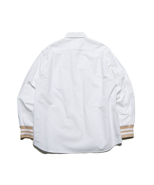 SOPHNET.(ソフネット)の「RIBBED REGULAR COLLAR SHIRT(シャツ/ブラウス・メンズ・ネイビー/ホワイト・1/2/3/4/5)」の7枚目の写真