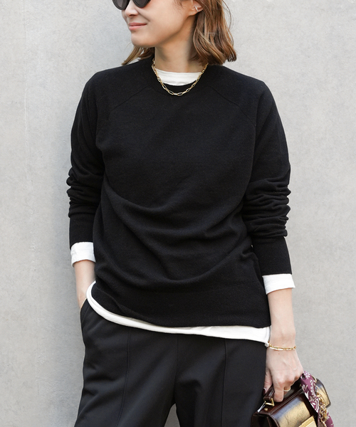 CAPRI クルーネック プルオーバー（ニット/セーター）｜capri（カプリ