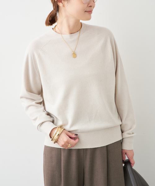 CAPRI クルーネック プルオーバー（ニット/セーター）｜capri（カプリ