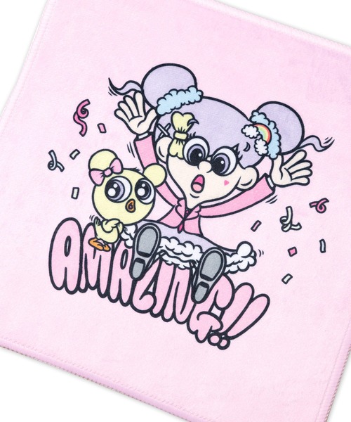 あぃりDX描き下ろしイラスト バブスター＆しなこキャラ ハンドタオル2