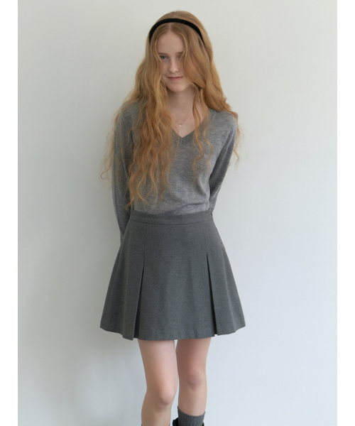 RE_L（リエル）の「Fond v-neck knit (gray)（ニット/セーター・レディース・その他・FREE）」の10枚目の写真