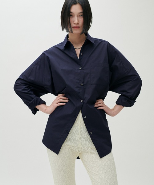 LARUTA（ラルータ）の「【LARUTA】マルチwayBIGシャツ（シャツ/ブラウス・レディース・オフホワイト/ピンク/サックスブルー/ネイビー/その他1/その他2・FREE）」の22枚目の写真