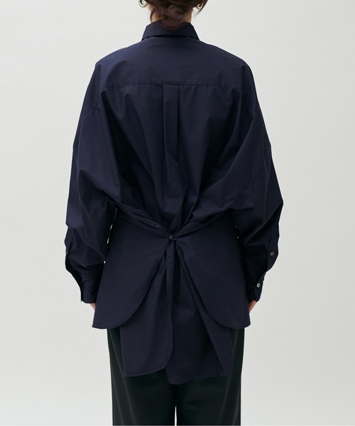 LARUTA（ラルータ）の「【LARUTA】マルチwayBIGシャツ（シャツ/ブラウス・レディース・オフホワイト/ピンク/サックスブルー/ネイビー/その他1/その他2・FREE）」の12枚目の写真