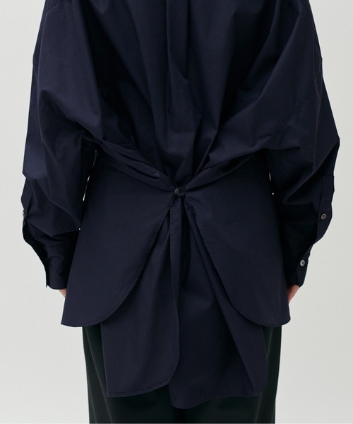 LARUTA（ラルータ）の「【LARUTA】マルチwayBIGシャツ（シャツ/ブラウス・レディース・オフホワイト/ピンク/サックスブルー/ネイビー/その他1/その他2・FREE）」の13枚目の写真