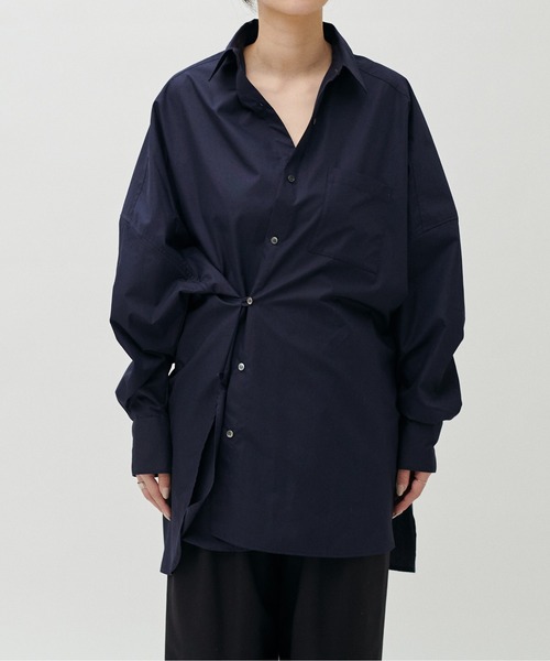 LARUTA（ラルータ）の「【LARUTA】マルチwayBIGシャツ（シャツ/ブラウス・レディース・オフホワイト/ピンク/サックスブルー/ネイビー/その他1/その他2・FREE）」の14枚目の写真