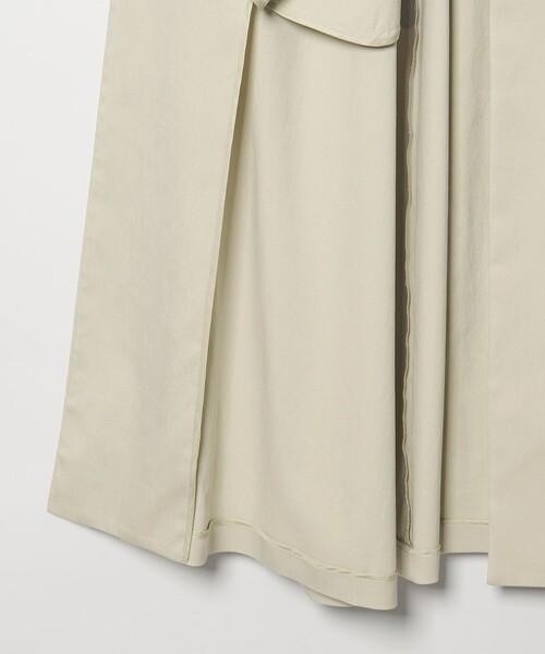 EMMEL REFINES(エメルリファインズ)の「<EMMEL REFINES>EM Wボタン トロミ フレア トレンチコート(トレンチコート・レディース・ライム/ベージュ・S/M)」の17枚目の写真