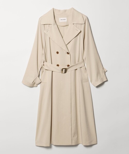 EMMEL REFINES(エメルリファインズ)の「<EMMEL REFINES>EM Wボタン トロミ フレア トレンチコート(トレンチコート・レディース・ライム/ベージュ・S/M)」の20枚目の写真