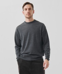 【THE TOKYO/ザトウキョウ】素肌で着られる,上質ウールニット/CROZE NZ 2/60 Crewneck PO