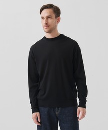 【THE TOKYO/ザトウキョウ】素肌で着られる,上質ウールニット/CROZE NZ 2/60 Crewneck PO