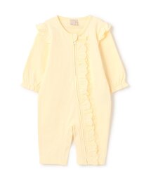 petit main | レースフリルカバーオール(ロンパース)