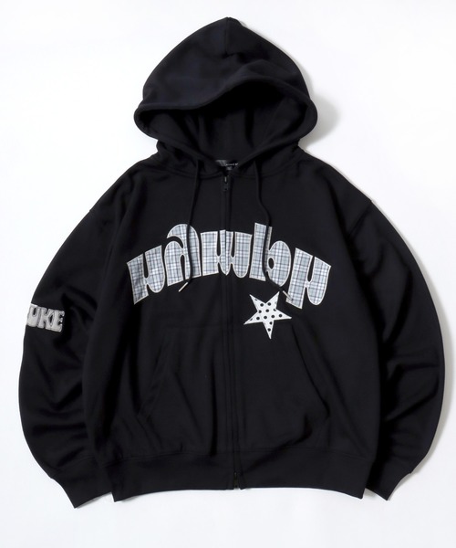 Marcy 刺繍アップリケ フルジップパーカー 刺繍アップリケ フルジップパーカー | Marcy Official Goods