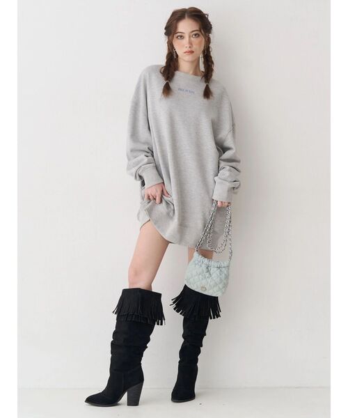 EVRIS（エヴリス）の「キルティングチェーンミニショルダーBAG（ショルダーバッグ・レディース・ブラック/ピンク/ホワイト/ブルー・FREE）」の12枚目の写真