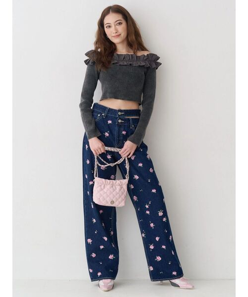 EVRIS（エヴリス）の「キルティングチェーンミニショルダーBAG（ショルダーバッグ・レディース・ブラック/ピンク/ホワイト/ブルー・FREE）」の16枚目の写真