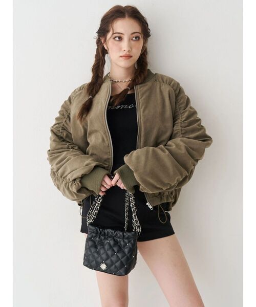 EVRIS（エヴリス）の「キルティングチェーンミニショルダーBAG（ショルダーバッグ・レディース・ブラック/ピンク/ホワイト/ブルー・FREE）」の19枚目の写真