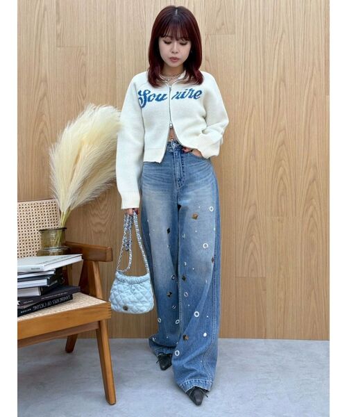 EVRIS(エヴリス)の「キルティングチェーンミニショルダーBAG(ショルダーバッグ・レディース・ブラック/ピンク/ホワイト/ブルー・FREE)」の15枚目の写真