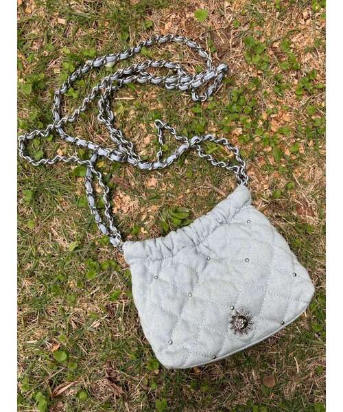 EVRIS（エヴリス）の「キルティングチェーンミニショルダーBAG（ショルダーバッグ・レディース・ブラック/ピンク/ホワイト/ブルー・FREE）」の7枚目の写真