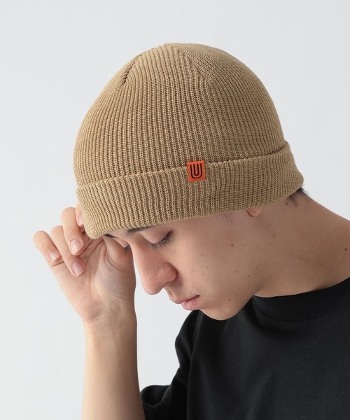 GEORGE'S（ジョージズ）の「【UNIVERSAL OVERALL】ポリエステルワッチ（ニットキャップ/ビーニー・メンズ・グレー/キャメル・FREE）」の2枚目の写真