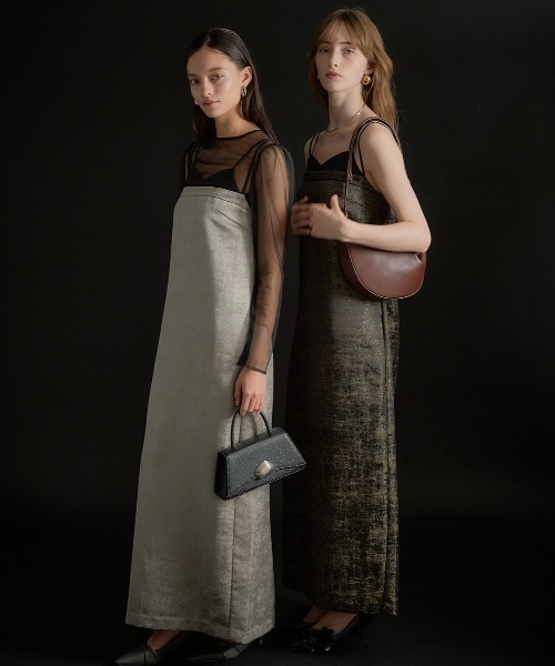 Layered look jacquard dress（ドレス）｜LE'RURE（リルアー）の