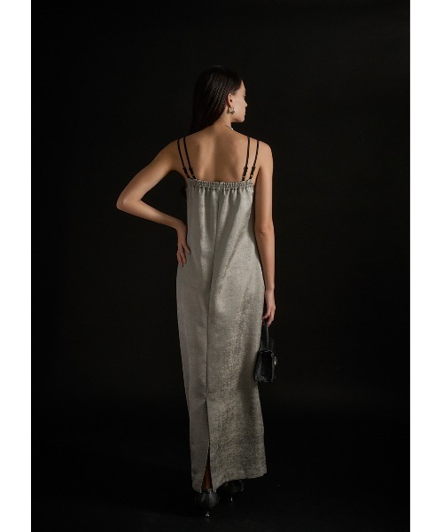 LE'RURE(リルアー)の「Layered look jacquard dress(ドレス・レディース・グレー/ブラック・SMALL/MEDIUM)」の13枚目の写真