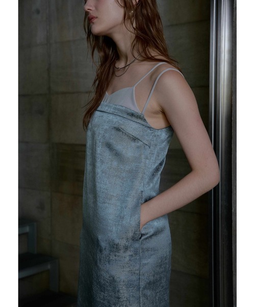 LE'RURE(リルアー)の「Layered look jacquard dress(ドレス・レディース・グレー/ブラック・SMALL/MEDIUM)」の19枚目の写真