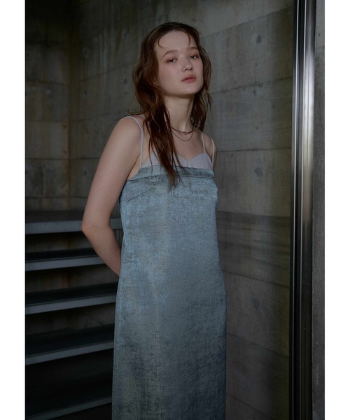 LE'RURE(リルアー)の「Layered look jacquard dress(ドレス・レディース・グレー/ブラック・SMALL/MEDIUM)」の20枚目の写真