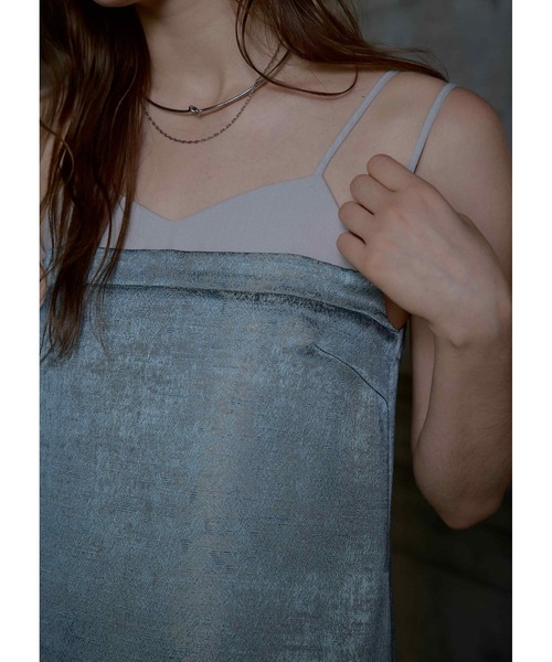 LE'RURE(リルアー)の「Layered look jacquard dress(ドレス・レディース・グレー/ブラック・SMALL/MEDIUM)」の21枚目の写真