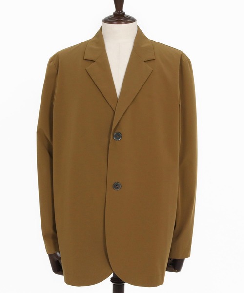 mj11328- 2-layer Nylon 2B Tailored Jacket テーラードジャケット