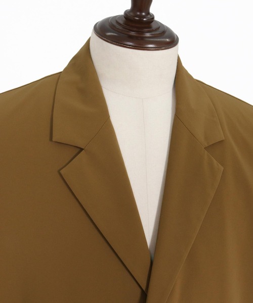 CAMBIO(カンビオ)の「mj11328- 2-layer Nylon 2B Tailored Jacket テーラードジャケット(S61626cmb)(テーラードジャケット・メンズ・ブラウン/ブラック・L/M/S)」の19枚目の写真