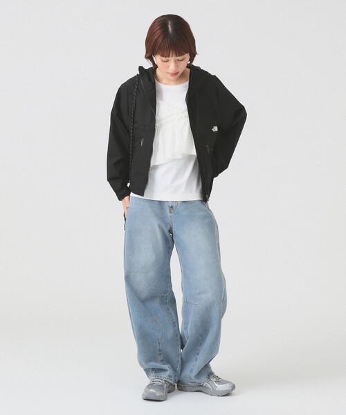 THE NORTH FACE(ザノースフェイス)の「【WEB限定】THE NORTH FACE / ショート コンパクト ジャケット(マウンテンパーカー・レディース・オフホワイト/ブラック・LARGE/MEDIUM)」の9枚目の写真