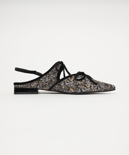 SY UNITED ARROWS(シーユナイテッドアローズ)の「<SY>ポインテッド リボン バックベルト フラット15↑(パンプス・レディース・ブラック/その他1/ダークブラウン・25cm/24.5cm/24cm/23.5cm/23cm/22.5cm/22cm)」の6枚目の写真