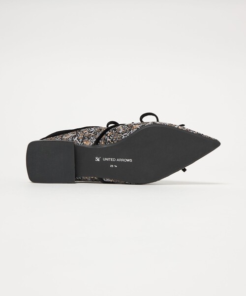 SY UNITED ARROWS(シーユナイテッドアローズ)の「<SY>ポインテッド リボン バックベルト フラット15↑(パンプス・レディース・ブラック/その他1/ダークブラウン・25cm/24.5cm/24cm/23.5cm/23cm/22.5cm/22cm)」の8枚目の写真