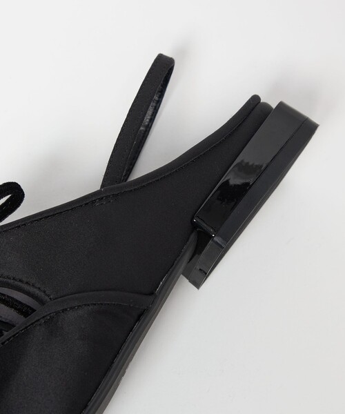 SY UNITED ARROWS(シーユナイテッドアローズ)の「<SY>ポインテッド リボン バックベルト フラット15↑(パンプス・レディース・ブラック/その他1/ダークブラウン・25cm/24.5cm/24cm/23.5cm/23cm/22.5cm/22cm)」の14枚目の写真