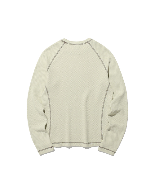 NICE GHOST CLUB（ナイスゴーストクラブ）の「SKULL RIBBON WAFFLE L/S TEE_IVORY(NG2EFUT557A)（Tシャツ/カットソー・レディース・アイボリー・L/M/S）」の2枚目の写真
