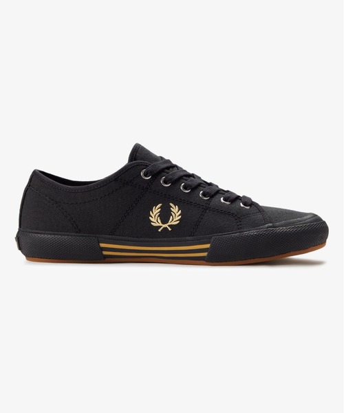 FRED PERRY(フレッドペリー)の「B708 Vintage Tennis Canvas/ヴィンテージテニスキャンバススニーカー(スニーカー・メンズ・ネイビー/ホワイト/ブラック・27cm/28cm/26cm)」の4枚目の写真