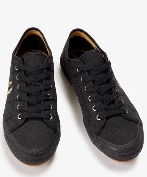 FRED PERRY(フレッドペリー)の「B708 Vintage Tennis Canvas/ヴィンテージテニスキャンバススニーカー(スニーカー・メンズ・ネイビー/ホワイト/ブラック・27cm/28cm/26cm)」の6枚目の写真