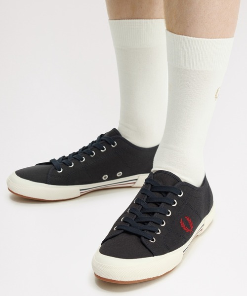 FRED PERRY(フレッドペリー)の「B708 Vintage Tennis Canvas/ヴィンテージテニスキャンバススニーカー(スニーカー・メンズ・ネイビー/ホワイト/ブラック・27cm/28cm/26cm)」の17枚目の写真