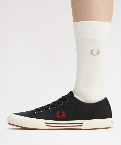 FRED PERRY(フレッドペリー)の「B708 Vintage Tennis Canvas/ヴィンテージテニスキャンバススニーカー(スニーカー・メンズ・ネイビー/ホワイト/ブラック・27cm/28cm/26cm)」の19枚目の写真