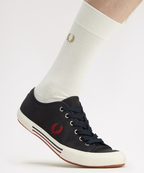 FRED PERRY(フレッドペリー)の「B708 Vintage Tennis Canvas/ヴィンテージテニスキャンバススニーカー(スニーカー・メンズ・ネイビー/ホワイト/ブラック・27cm/28cm/26cm)」の18枚目の写真