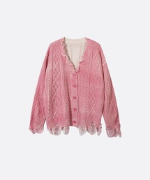 U:UME（ユーム）の「Broken Fringe Jeresy Cardigan（カーディガン/ボレロ）」