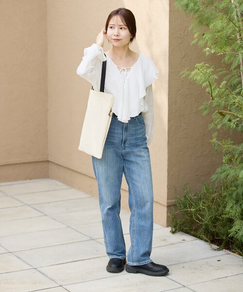 gemeil（ジェムイル）の「レザーハンドルキャンバストートバッグ(PT-347)（トートバッグ・レディース・ダークブラウン/ブラック・FREE）」の8枚目の写真