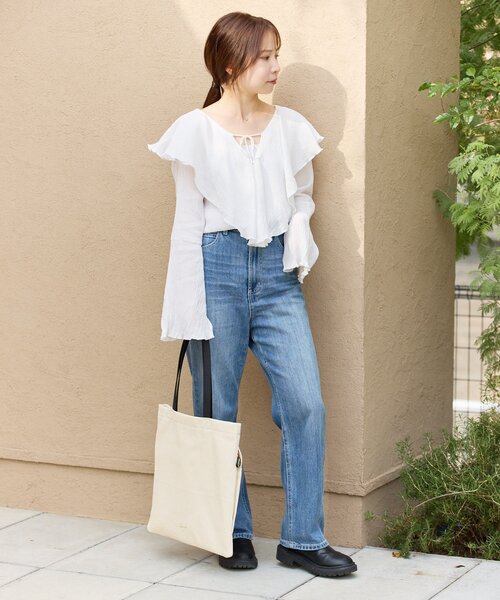 gemeil（ジェムイル）の「レザーハンドルキャンバストートバッグ(PT-347)（トートバッグ・レディース・ダークブラウン/ブラック・FREE）」の9枚目の写真