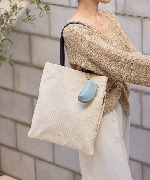 gemeil（ジェムイル）の「レザーハンドルキャンバストートバッグ(PT-347)（トートバッグ・レディース・ダークブラウン/ブラック・FREE）」の15枚目の写真