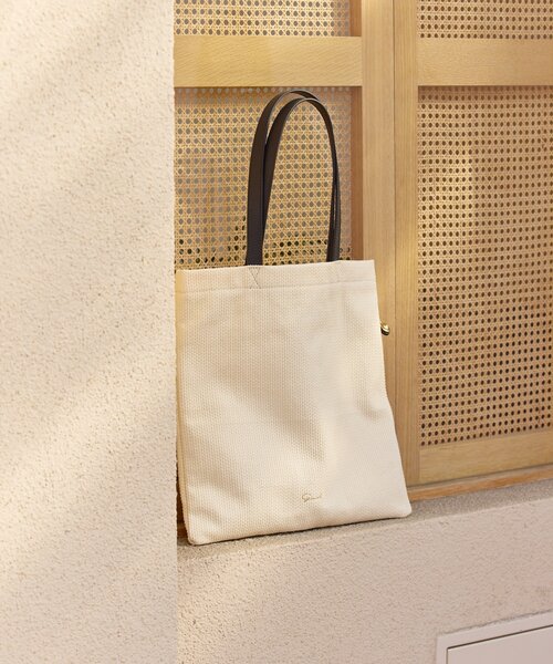 gemeil（ジェムイル）の「レザーハンドルキャンバストートバッグ(PT-347)（トートバッグ・レディース・ダークブラウン/ブラック・FREE）」の17枚目の写真