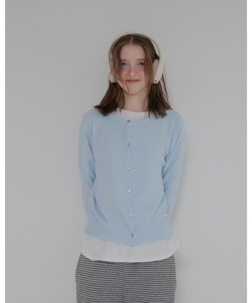 jumelle（ジュメロ）の「クルーネックカーディガン（カーディガン/ボレロ・レディース・ブルー/チャコールグレー/レッド・FREE）」の22枚目の写真