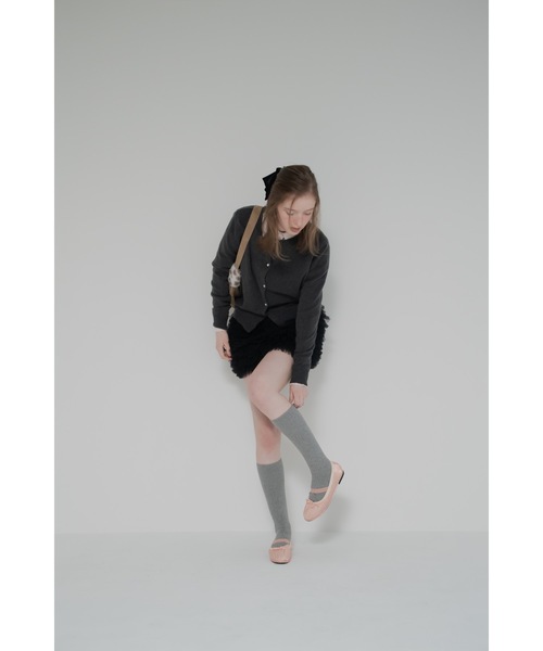 jumelle（ジュメロ）の「クルーネックカーディガン（カーディガン/ボレロ・レディース・ブルー/チャコールグレー/レッド・FREE）」の10枚目の写真