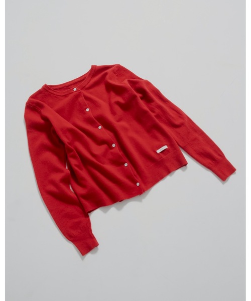 jumelle（ジュメロ）の「クルーネックカーディガン（カーディガン/ボレロ・レディース・ブルー/チャコールグレー/レッド・FREE）」の18枚目の写真