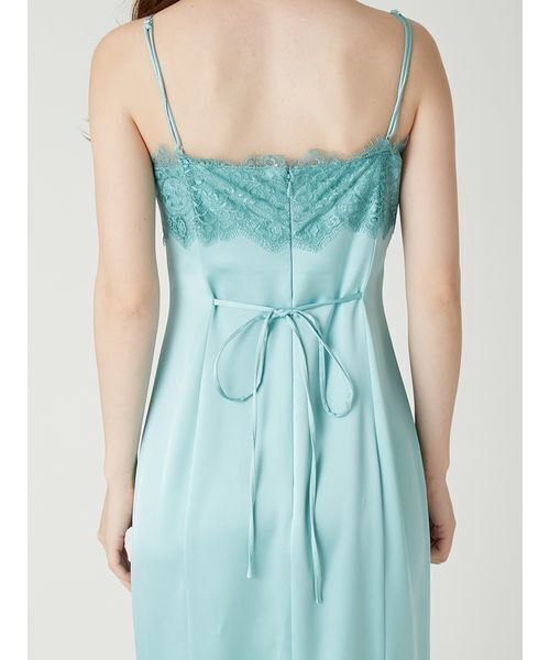 FRAY I.D（フレイアイディー）の「レーストリムマーメイドワンピース（ワンピース・レディース・ターコイズブルー/アイボリー/ブラック・0/1）」の13枚目の写真