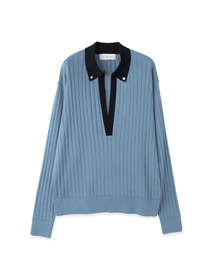 CULLNI（クルニ）の「Wide Rib Skipper Collar Knit Pullover（ニット/セーター）」