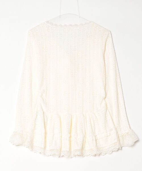 gossip!ロサンゼルス(ゴシップロサンゼルス)の「YUGA Vネック レースタイAライントップス(Tシャツ/カットソー・レディース・ホワイト・M/L)」の11枚目の写真